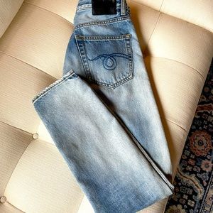 R13 Milf Haston Distressed Straight Leg Jeans